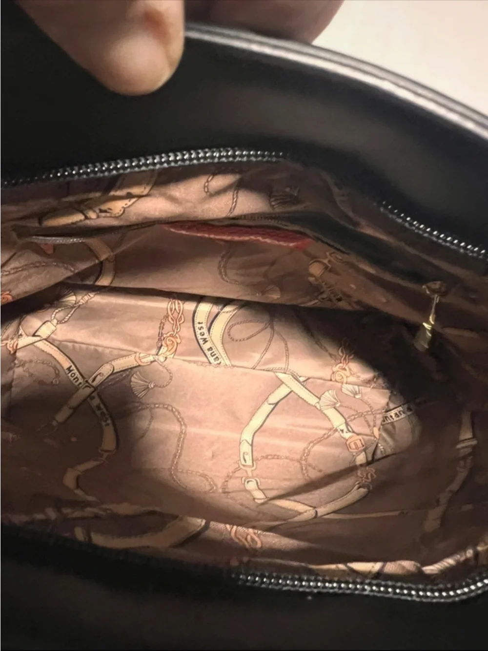 Montana West Black Leather Satchel with Detachable Strap